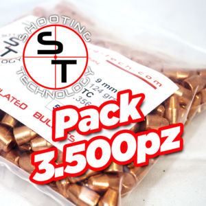 Copper plated bullet 9mm TC 124 gr Promo Pack