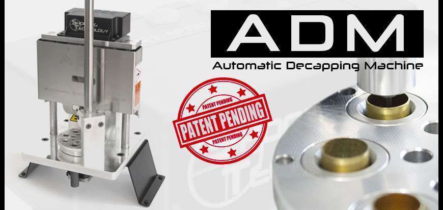 ADM Automatic decapping machine made in Italy ammunition reloading
