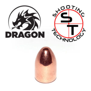 Dragon Copper Plate Bullet 9 mm caliber RN