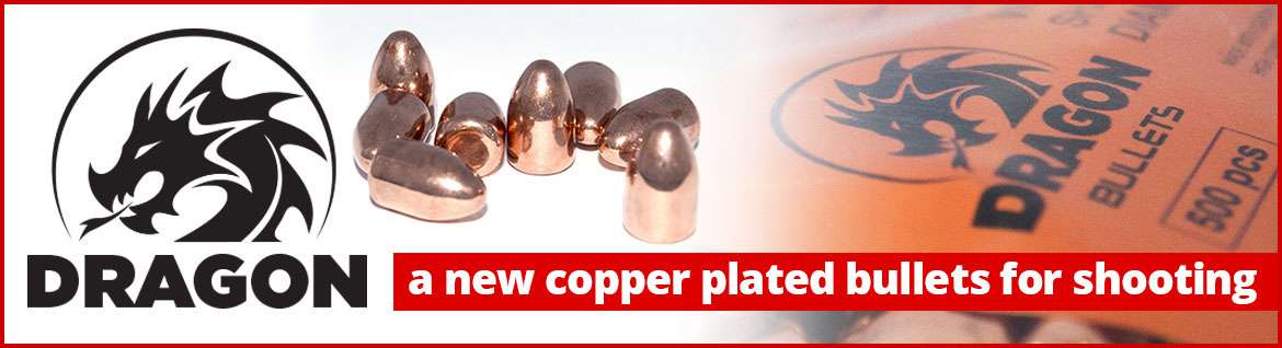 Dragon Bullets new high performances copper plated bullet