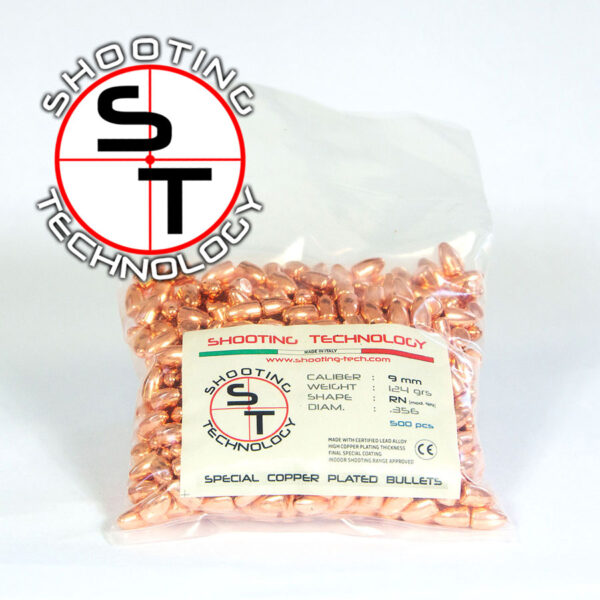 ST Bullets Copper Plated RN 124 grains