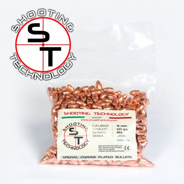 Copper plate bullets 100 grs RN