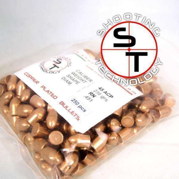 Cal. 45 RN 230 grani Palle Ramate ST Bullets 1 Palle ramate ad alta precisione cal 45 230 grani
